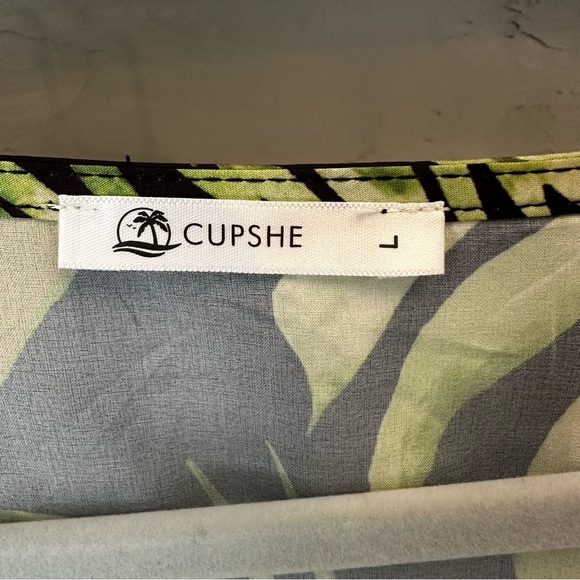 Cupshe Gabby Open Front‎ Loose Waisted Cover Up Floral Black Kimono - Picture 11 of 13